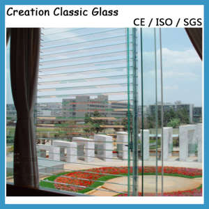 4mm Clear Tempered Louver Glass Customed Size Glass Ce SGS